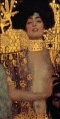 Decoración de pared dorada de Judith y Holopherne Gustav Klimt